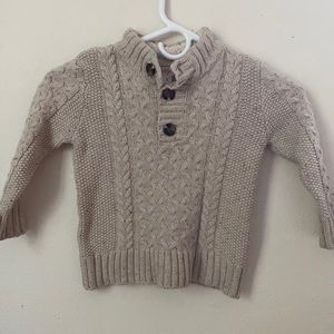 Boys Cat & Jack cream sweater